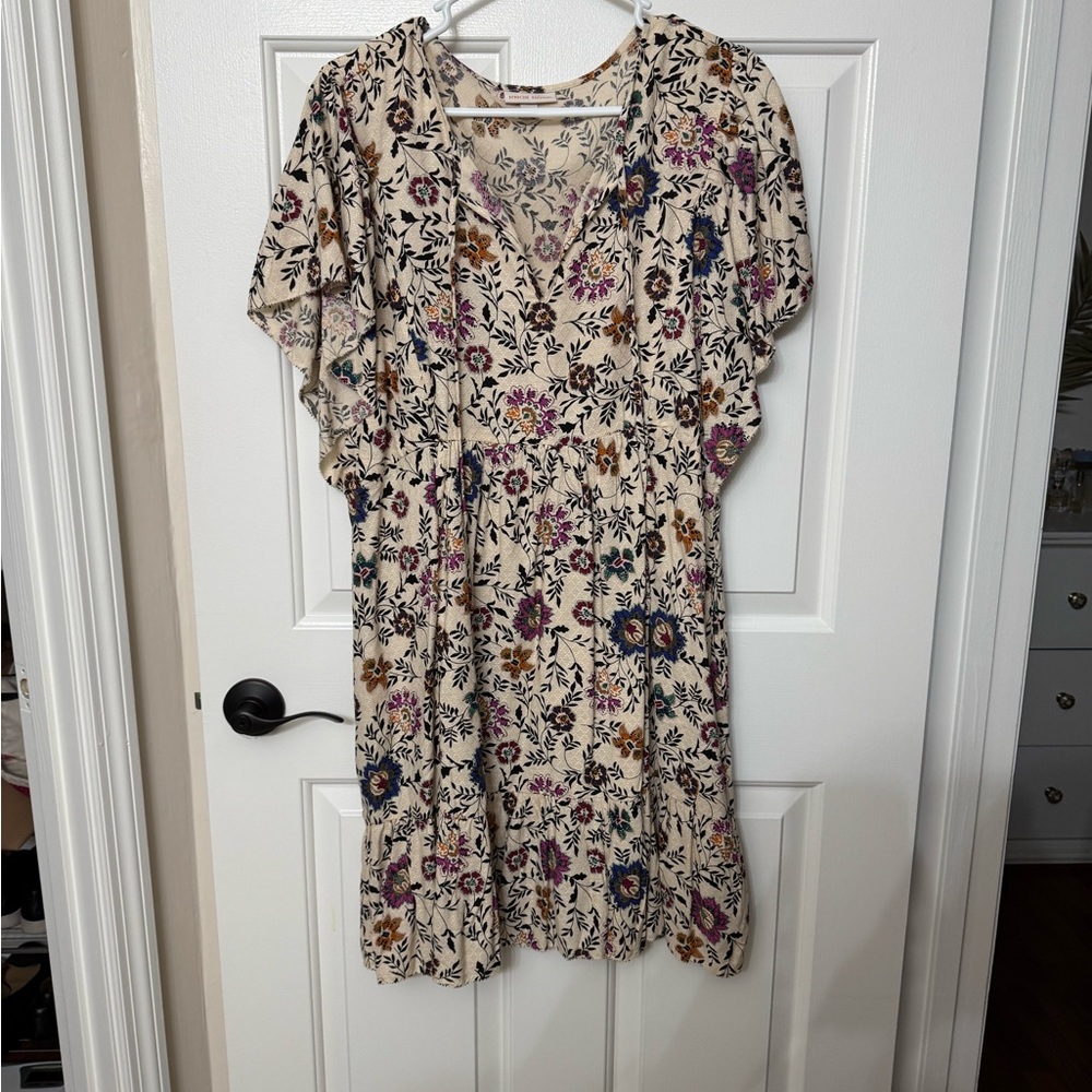 Knox Rose Floral Dress - Cream, Purple, Blue, Pink